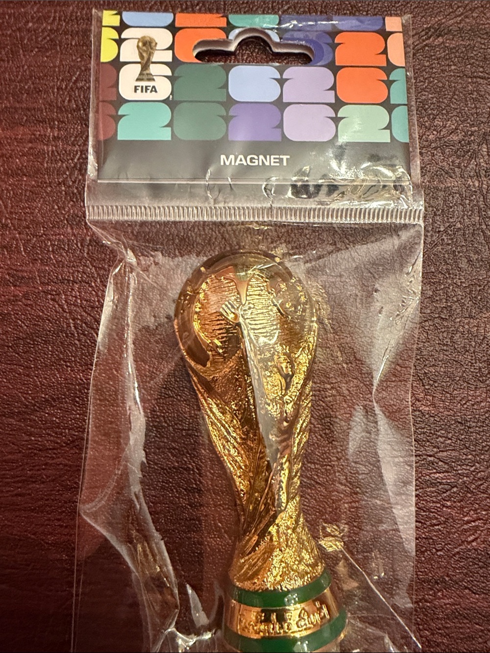 FIFA World Cup Trophy Gold Magnet